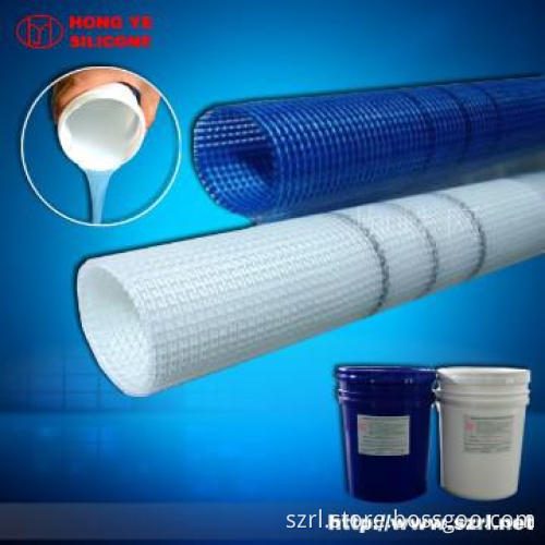 Coating silicone rubber